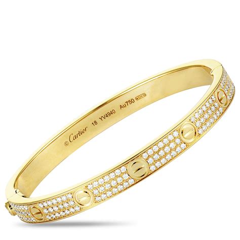 mens cartier bangle|cartier diamond bracelet men's.